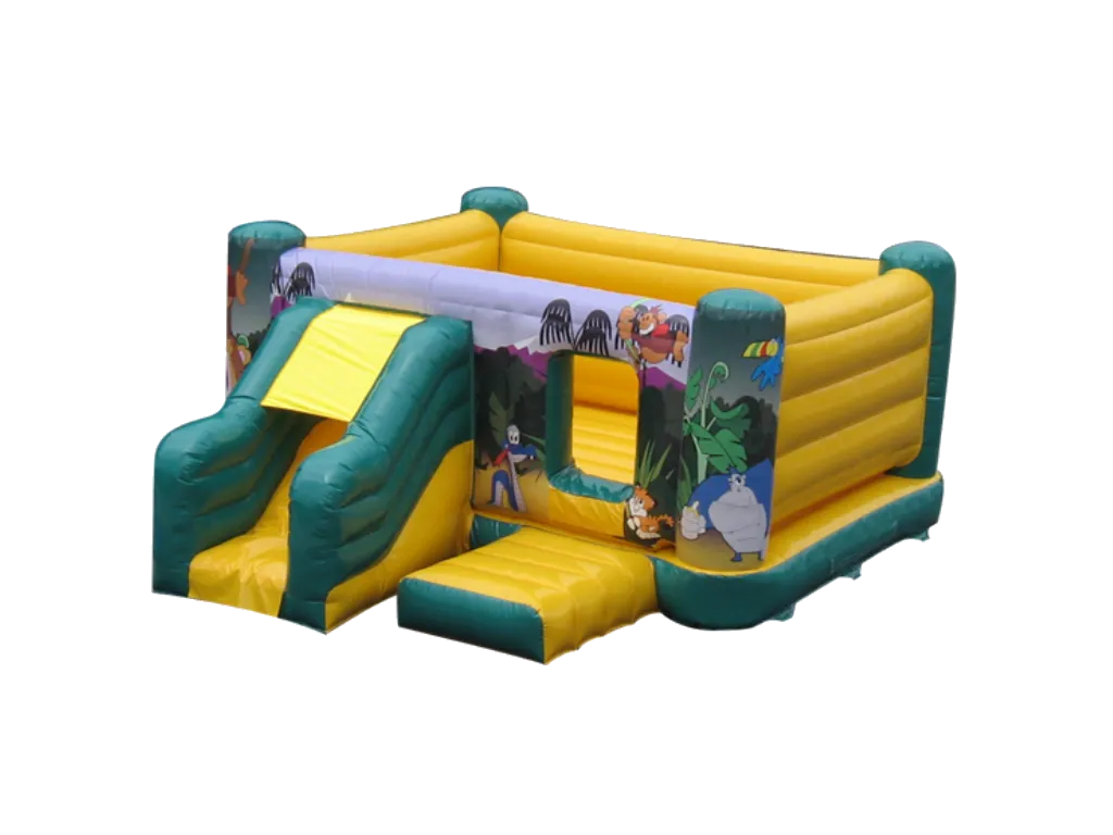  Jungle Inflatable Jump and Slide