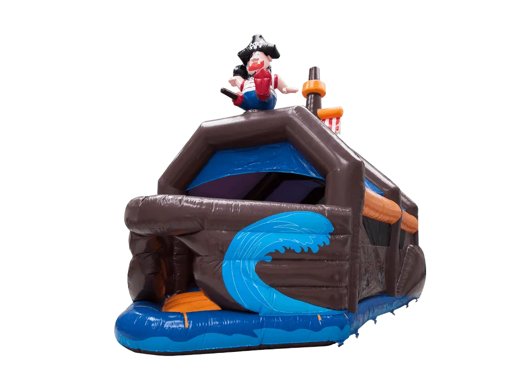Inflatable Pirate Ship Obstacle Course