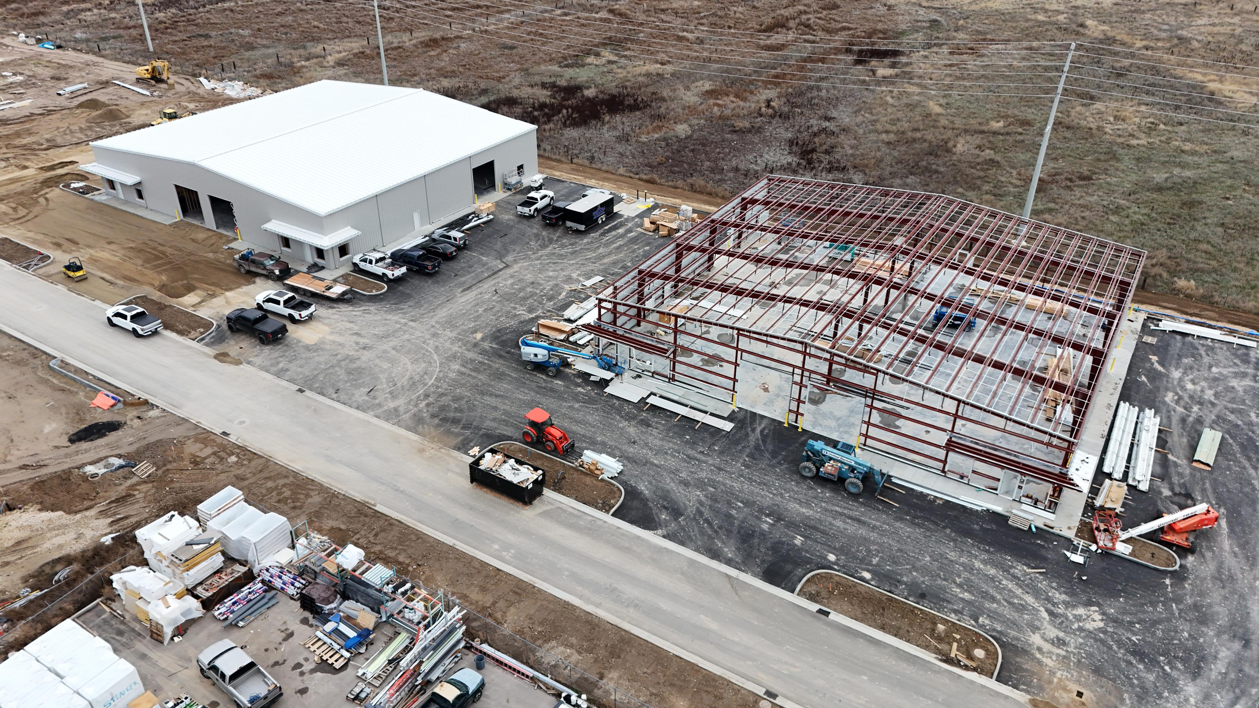 Modern agricultural metal barn by Caldwell Metal Buildings
