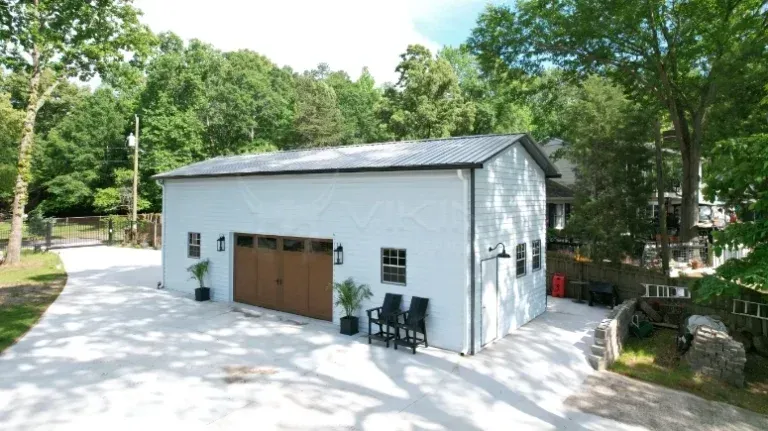 Custom steel warehouse built by Caldwell Metal Buildings