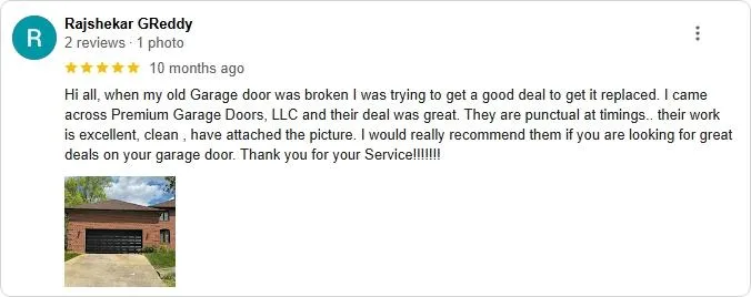garage door sales near me