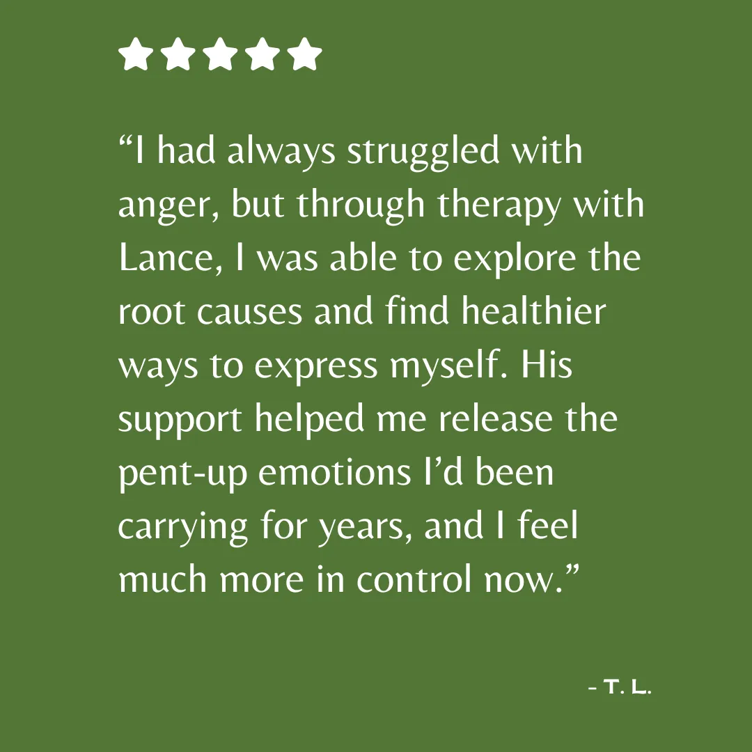 Men's Therapy Testimonial 3 - Inner Fire Therapy