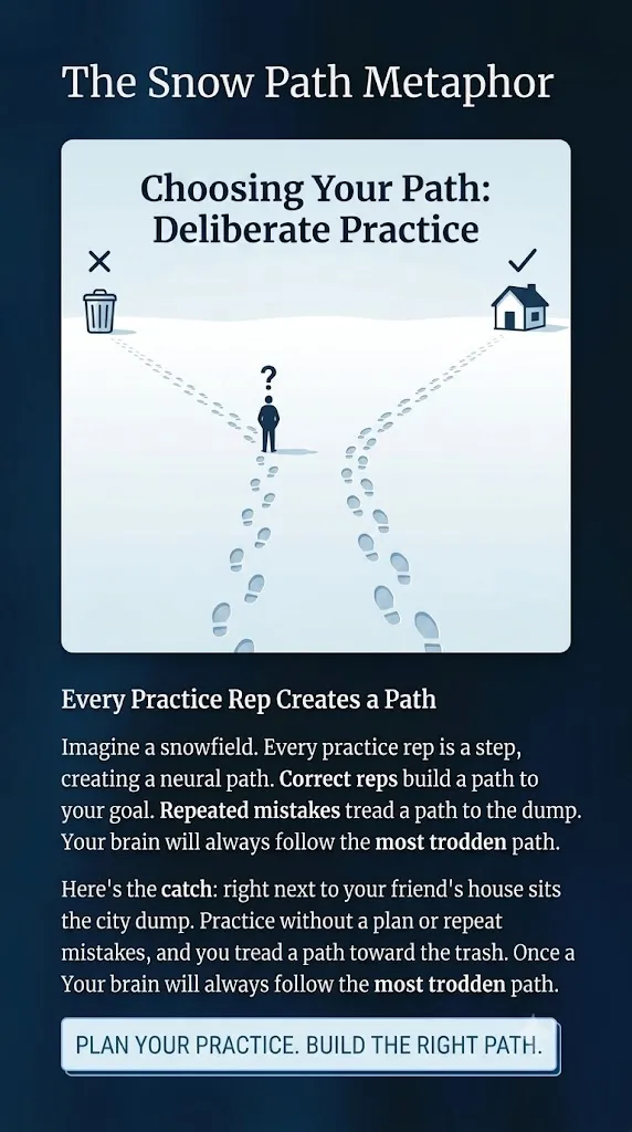 The Snow Path Metaphor