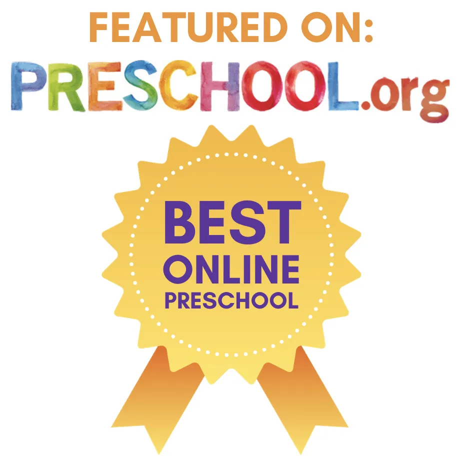 Graphic: Featured on: preschool.org Best Online Preschool