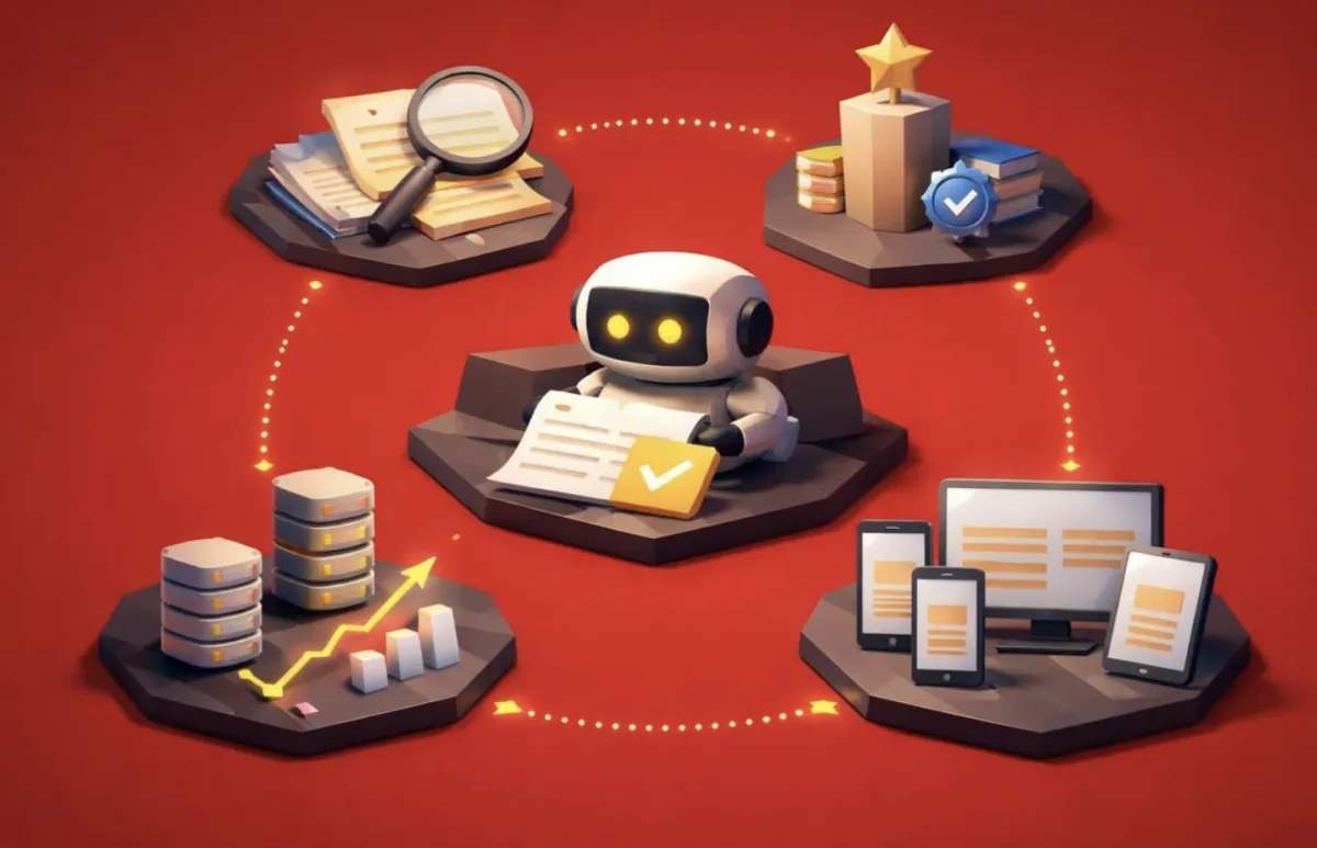 AI ranking in 2026 showing content being retrieved and cited across ChatGPT, Perplexity, and Google AI Overviews.