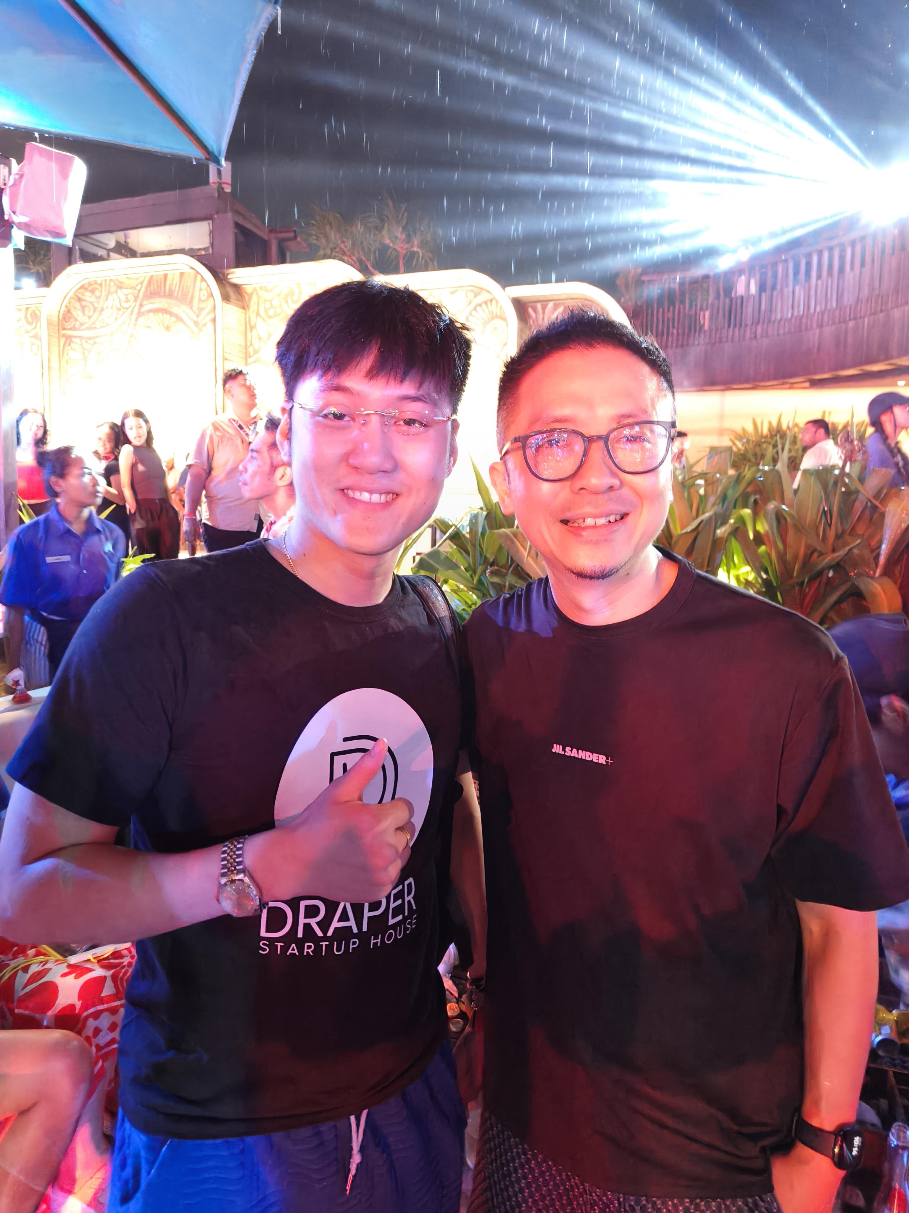 Alaric Ong with Andy Tan