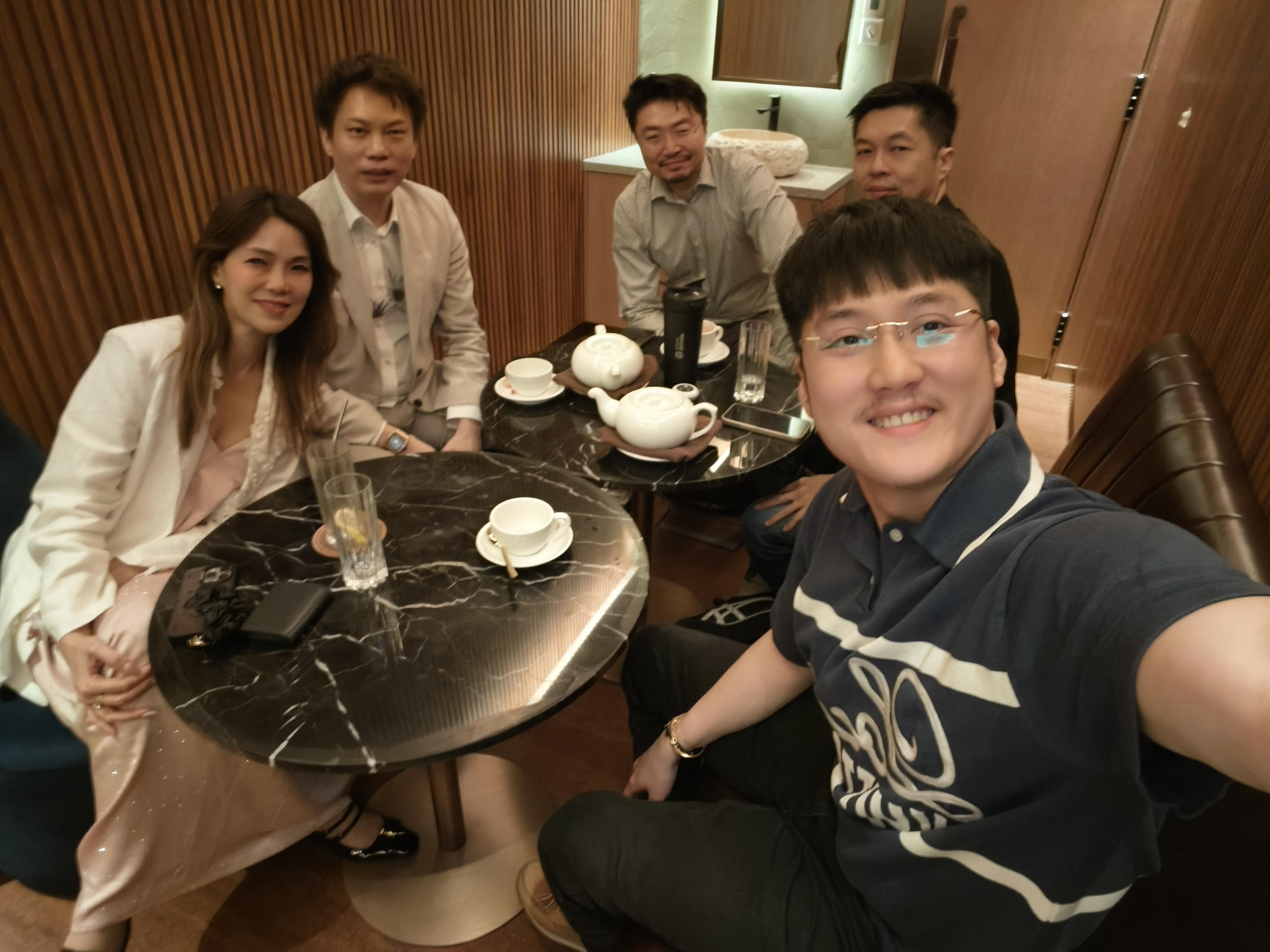 Alaric Ong with the AWHL group