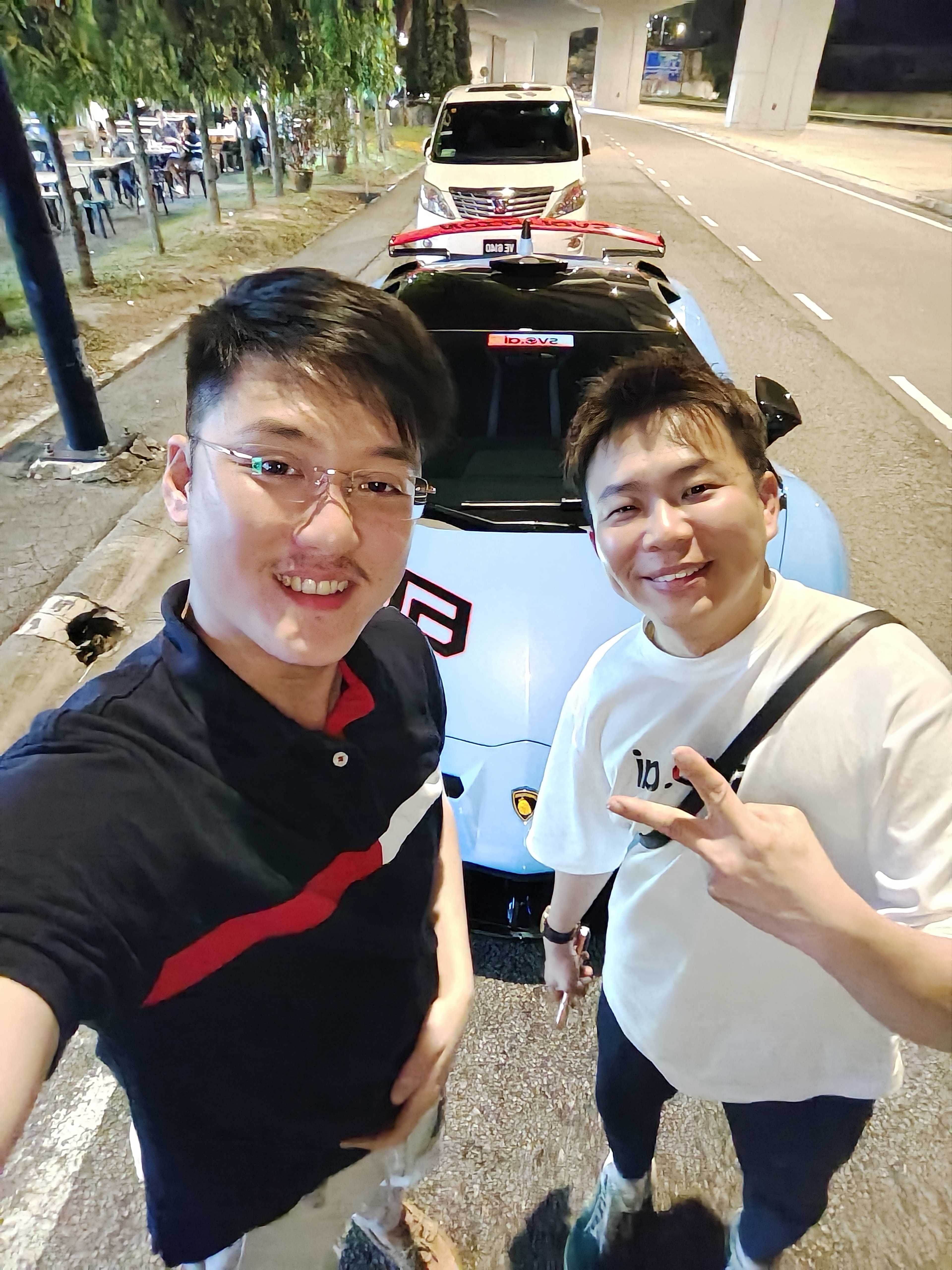 Alaric Ong with Cayson Goh