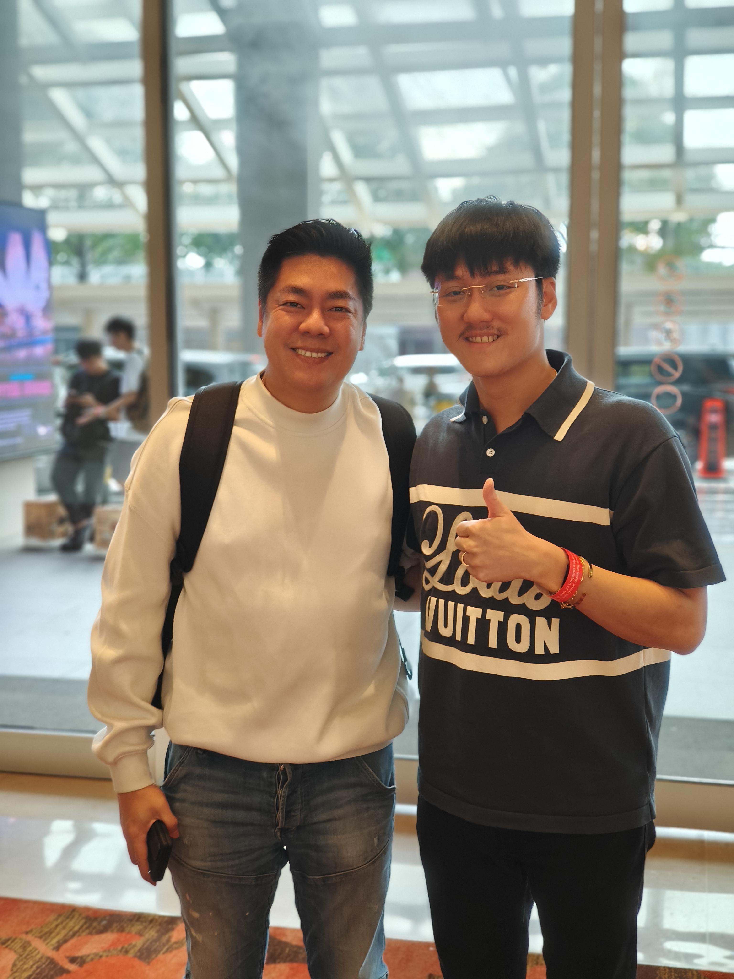 Alaric Ong with Edwin Ker