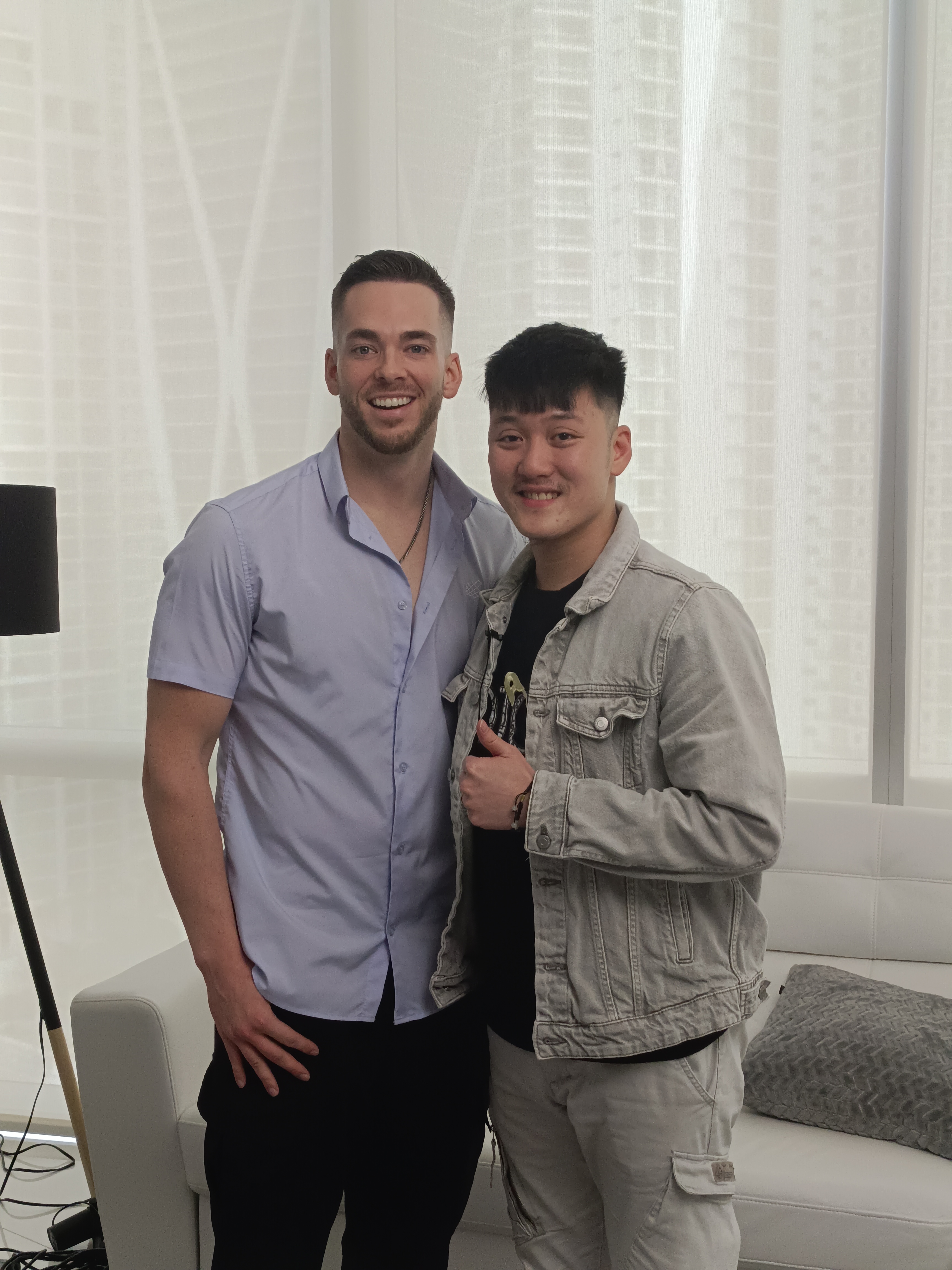 Alaric Ong with Tanner Chidester
