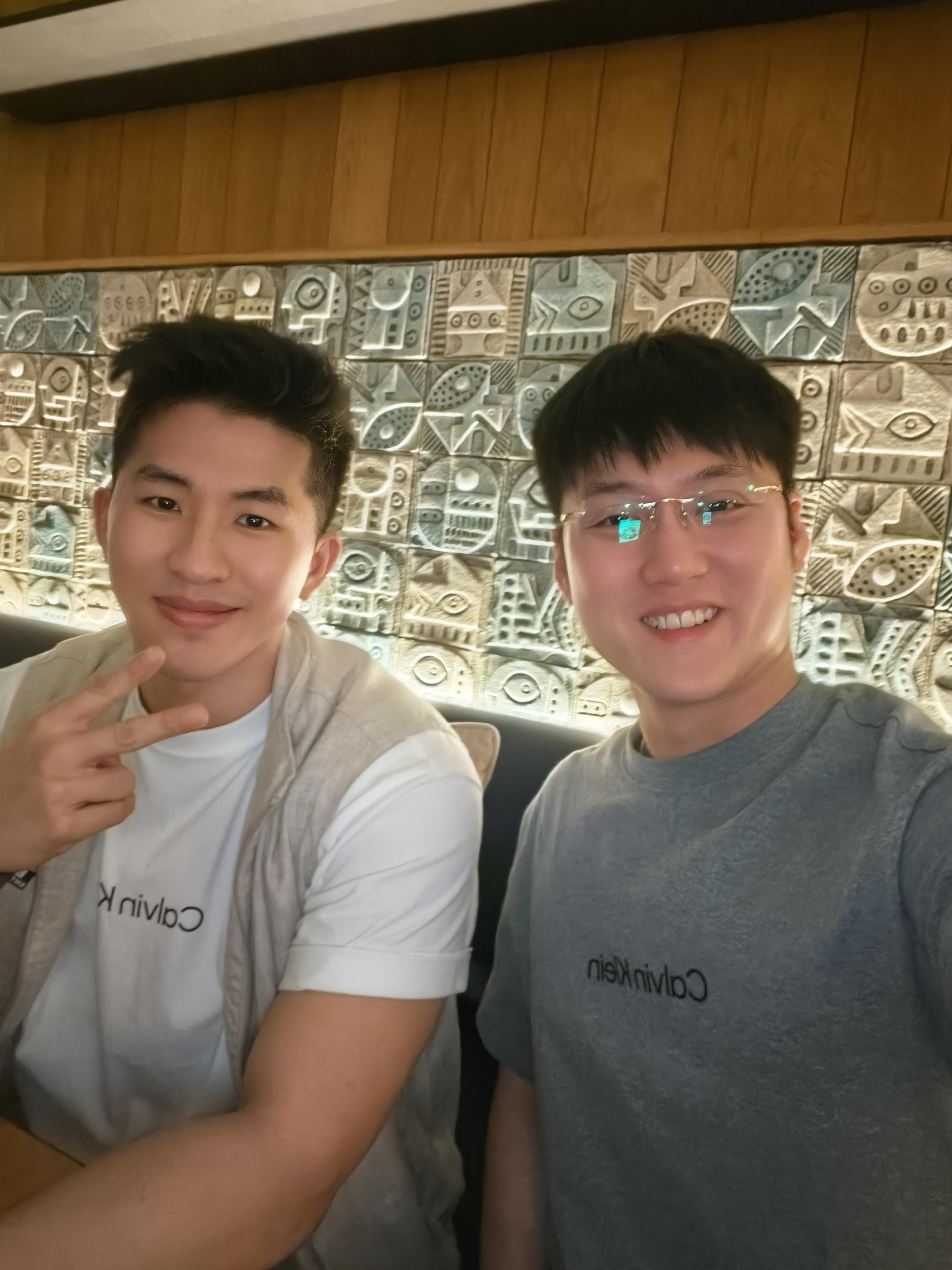 Alaric Ong with Jake Lian