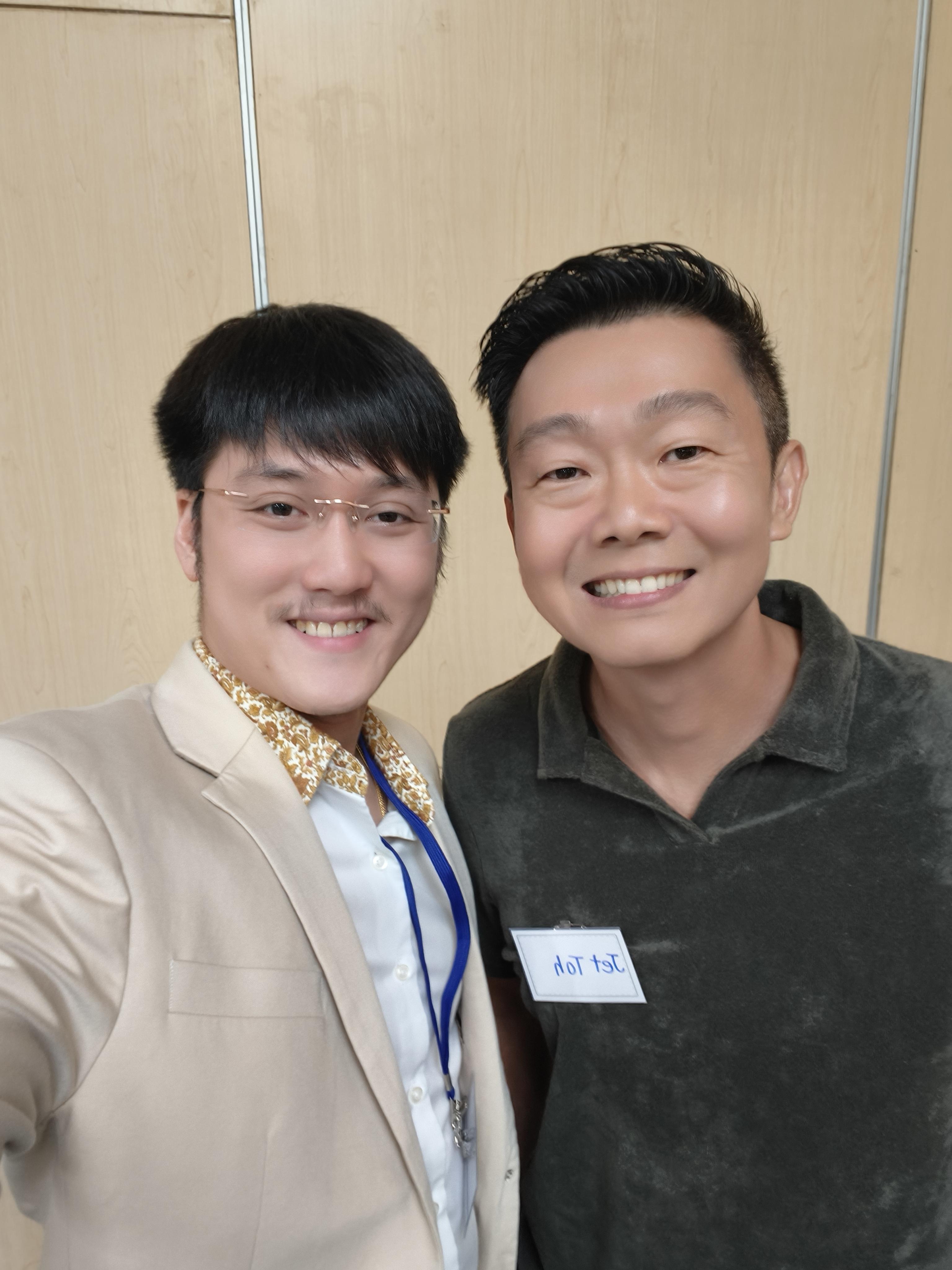 Alaric Ong with Jet Toh