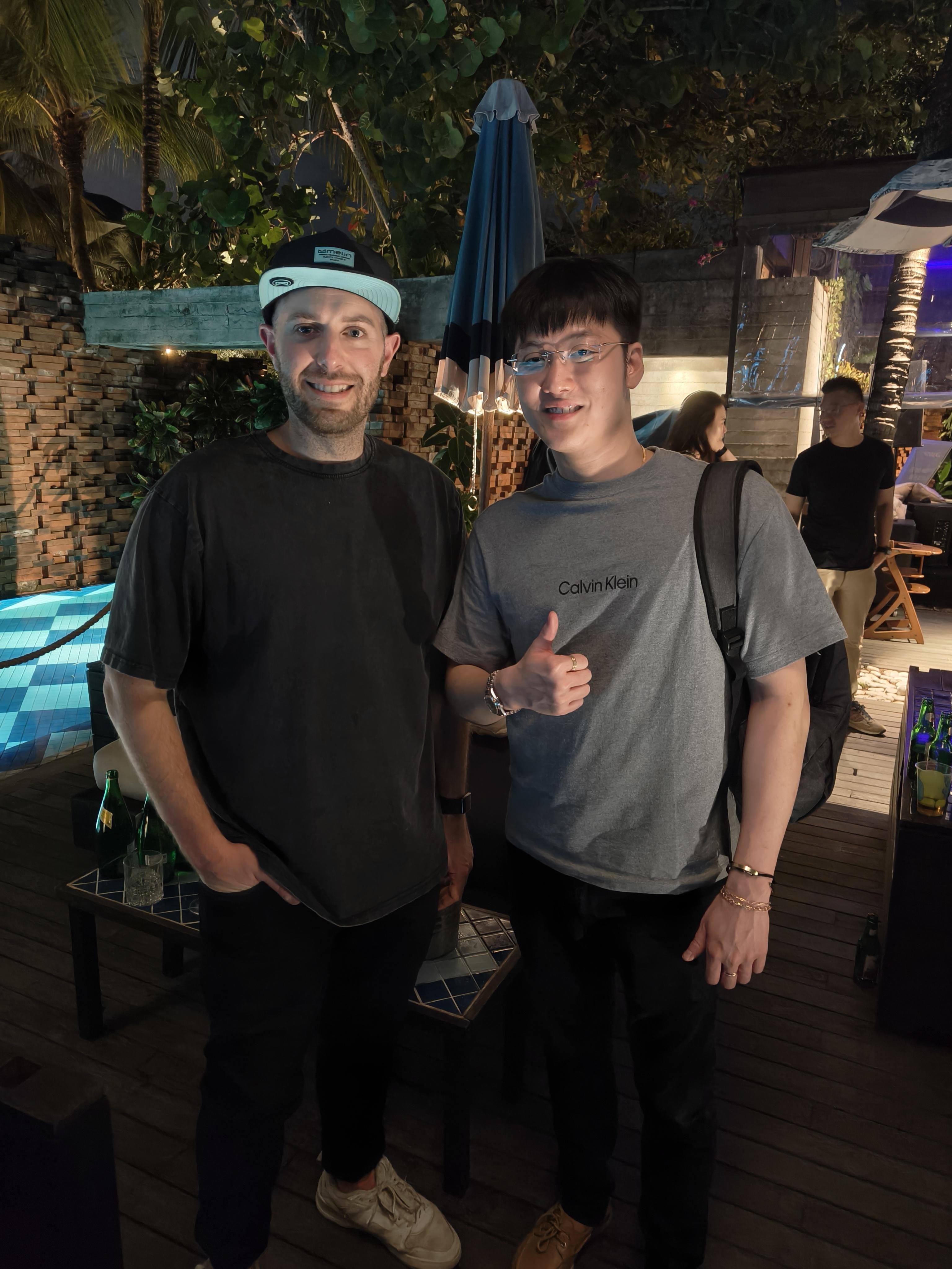 Alaric Ong with Rory Flynn