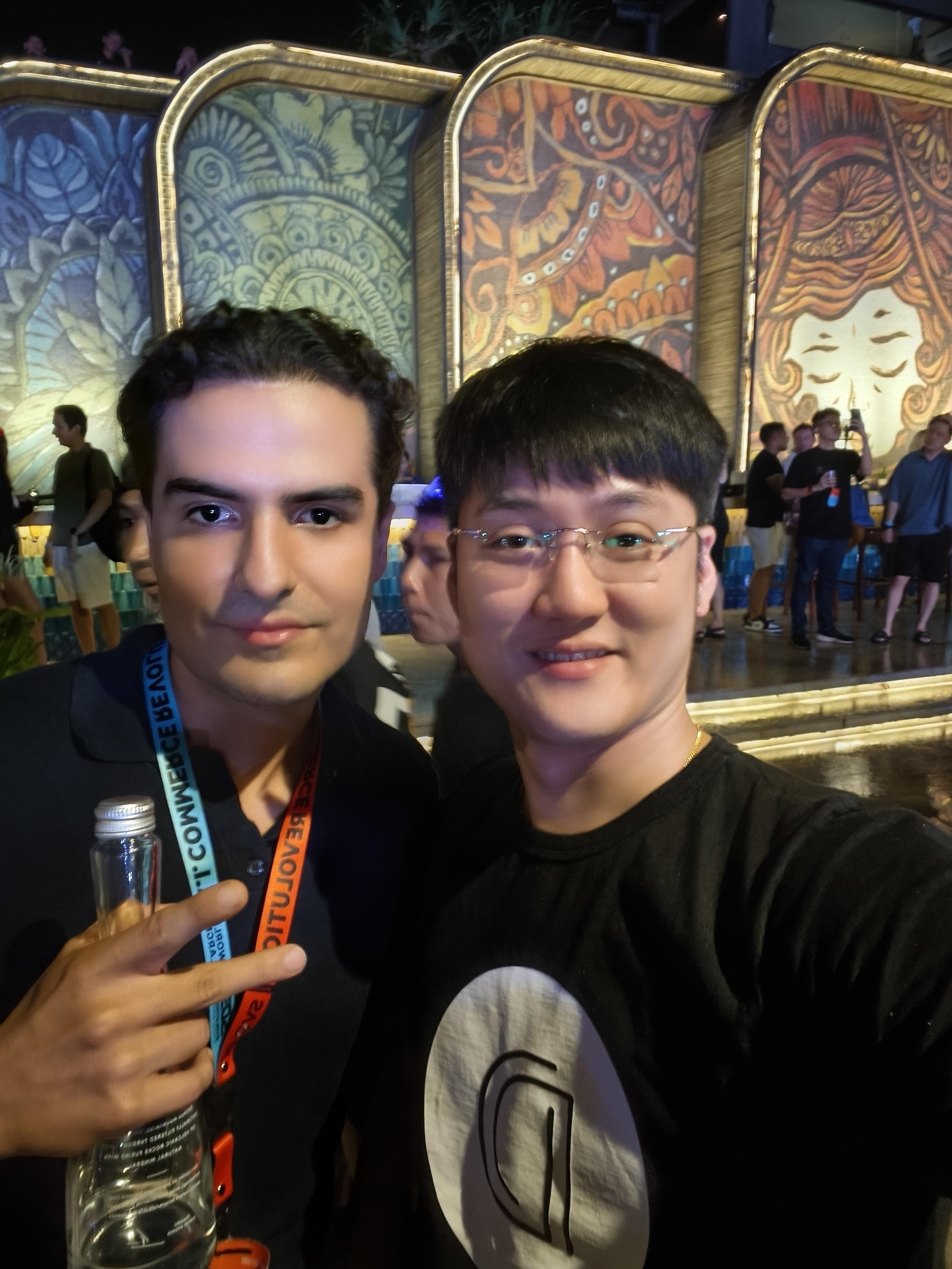 Alaric Ong with Rodrigo Flores