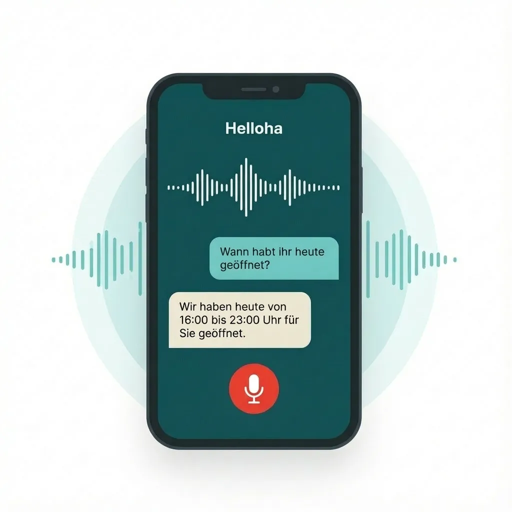Servio smartphone UI mockup handling a call