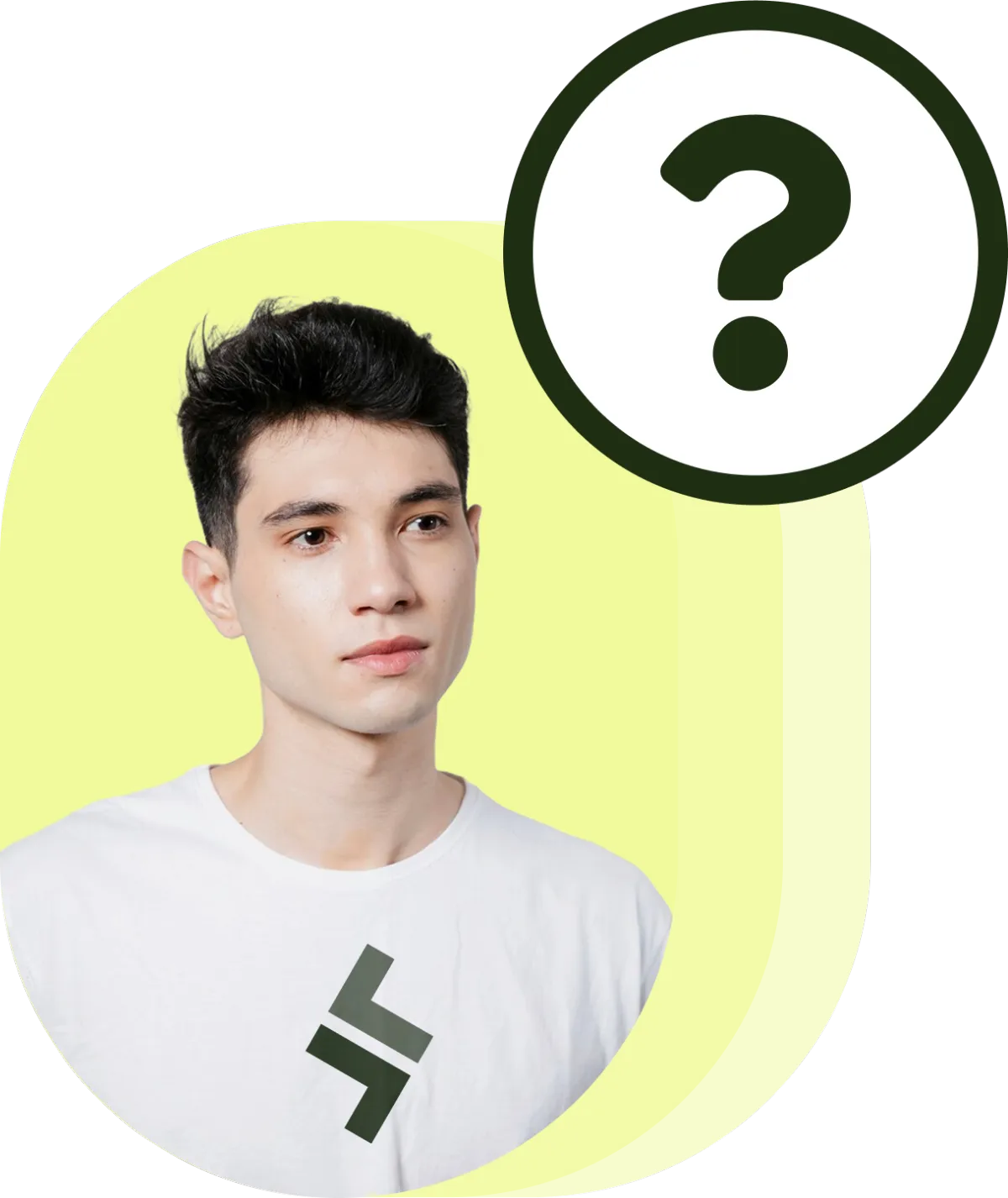 Persona trabajando en una computadora, ilustración del servicio