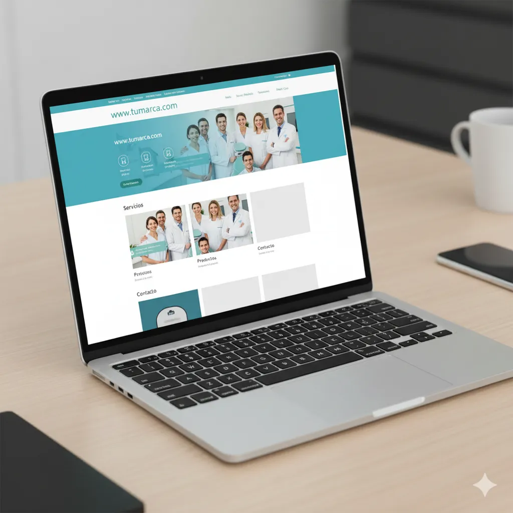 Ejemplo de sitio web para consultorios médicos