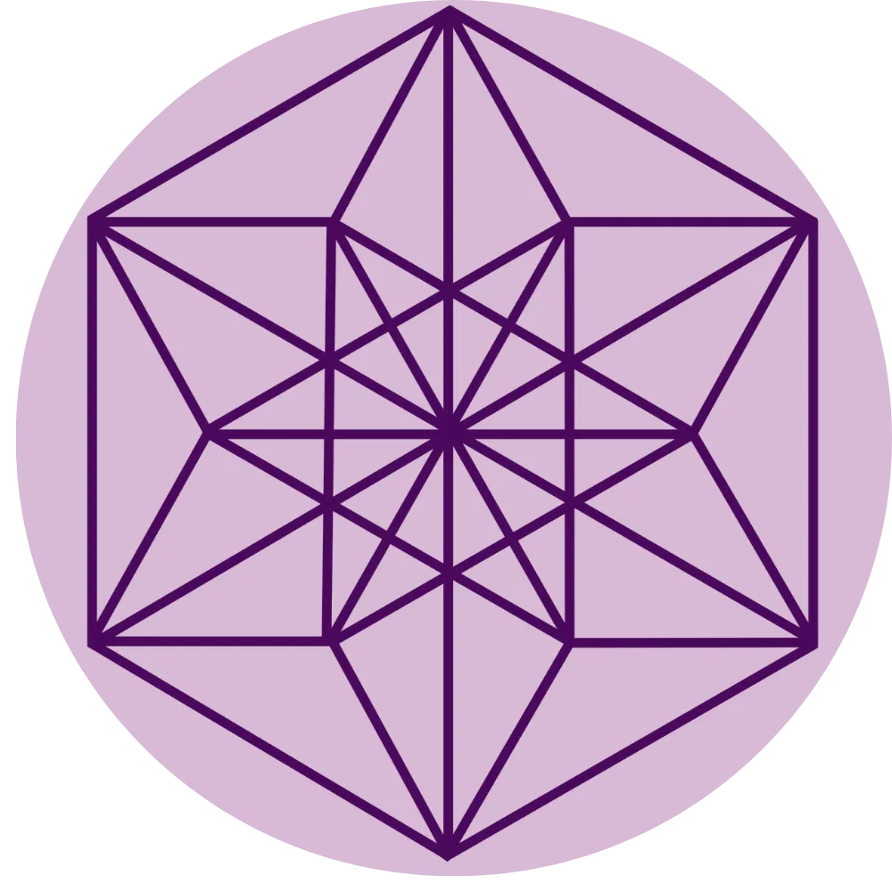 geometric icon highlighting SOVEREIGN transformational coaching for individuals and teams