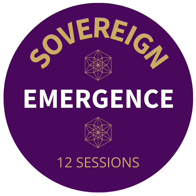 icon showing SOVEREIGN EMERGENCE 12 session coaching pack
