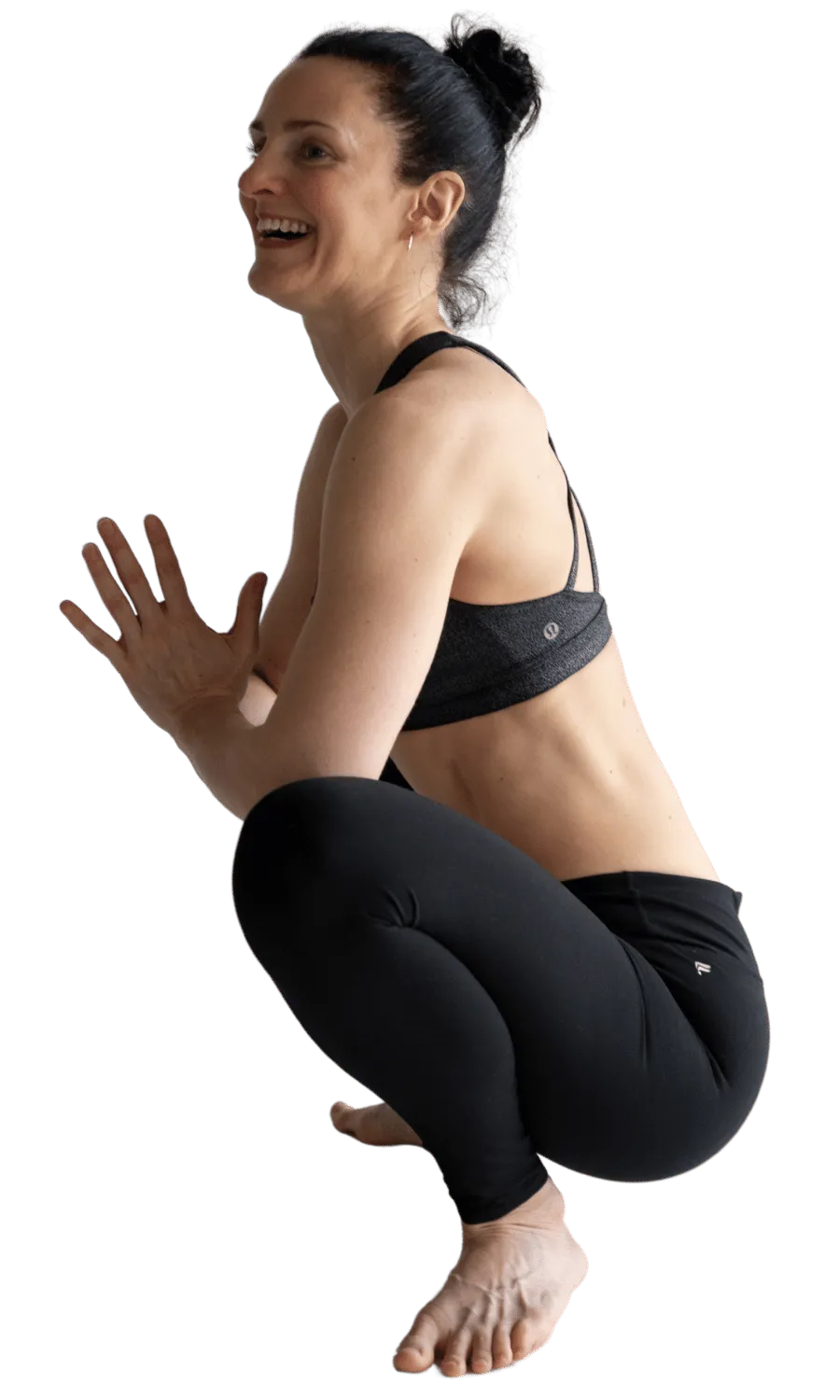 Jill Martin - transformational coach - in a yoga pose