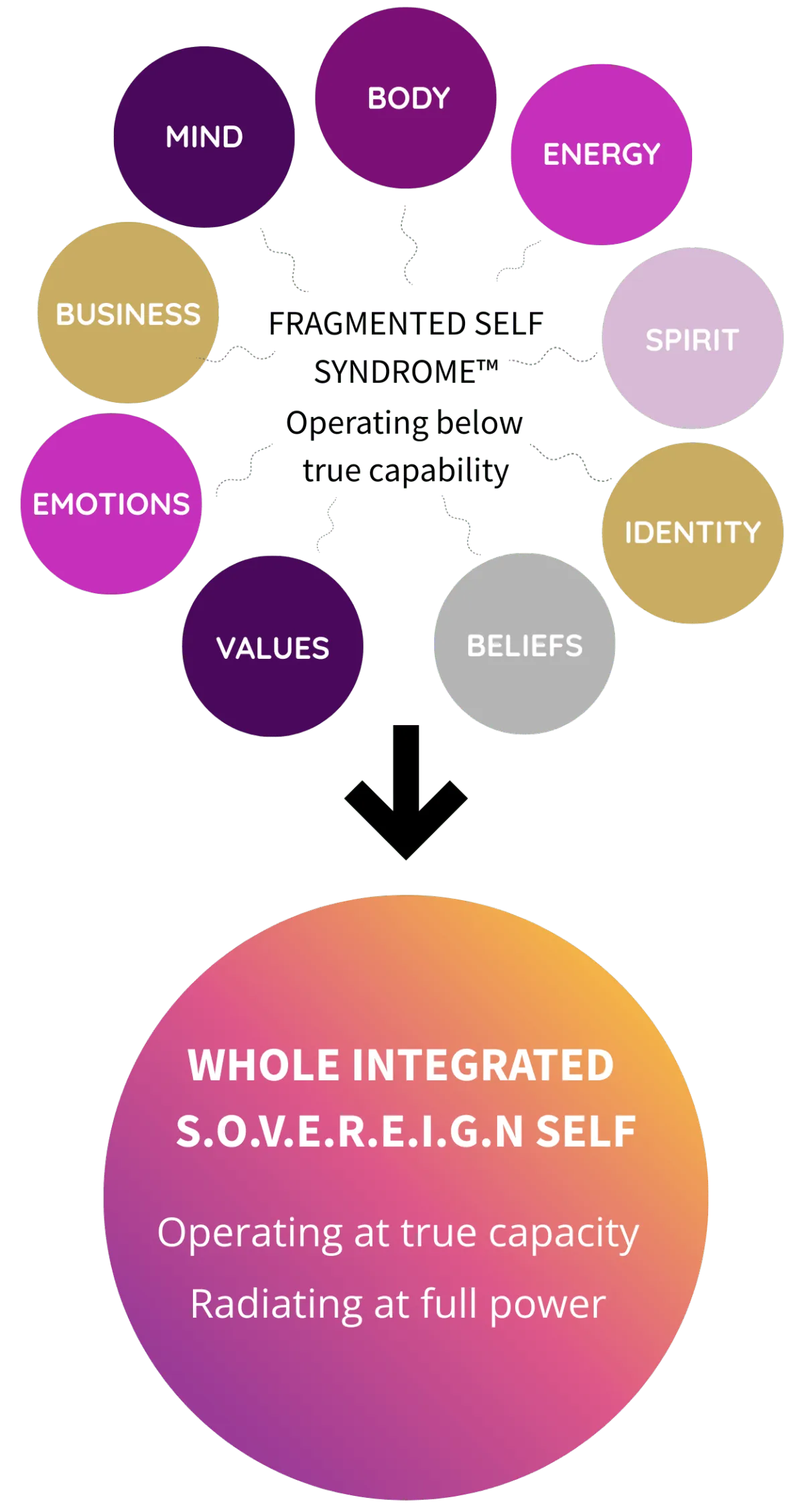 SOVEREIGN System: from fragmented to integrated wholeness
