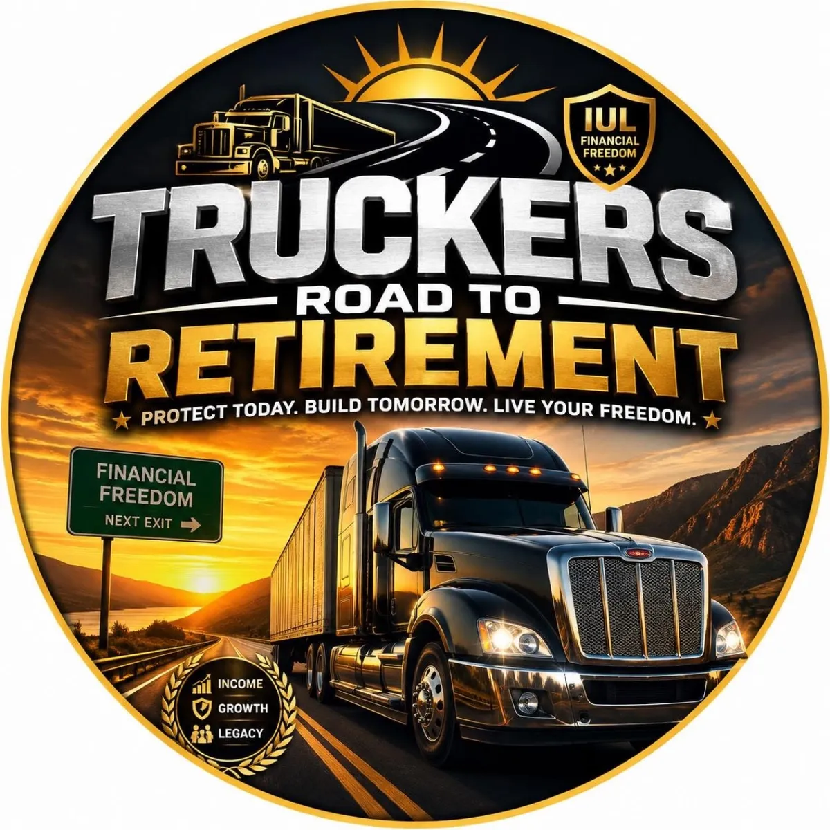 Truckers Road To Retirement Logo