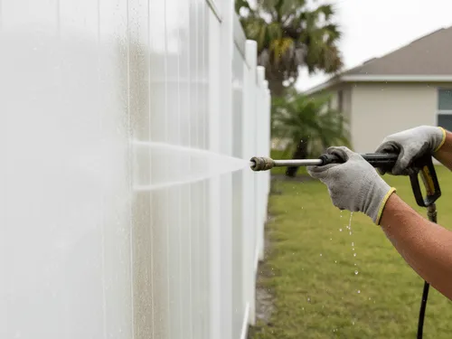 Holiday, FL Vinyl Fence Washing