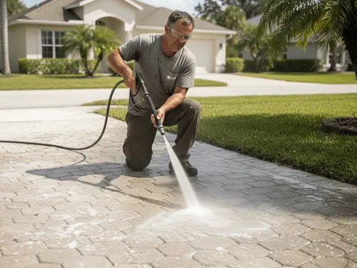 Holiday, FL Walkway Cleaning