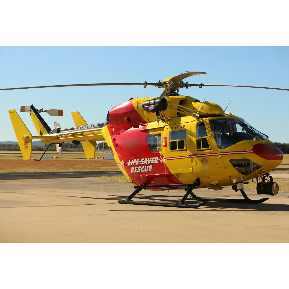 RAC rescue helicopter for remote first aid assistance