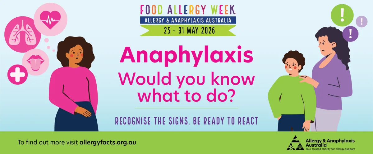 Anaphylaxis awareness week 2026 Would you know what to do