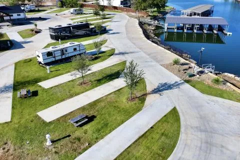 C dock at Possum Kingdom RV Resort