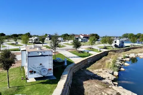 B dock at Possum Kingdom RV Resort
