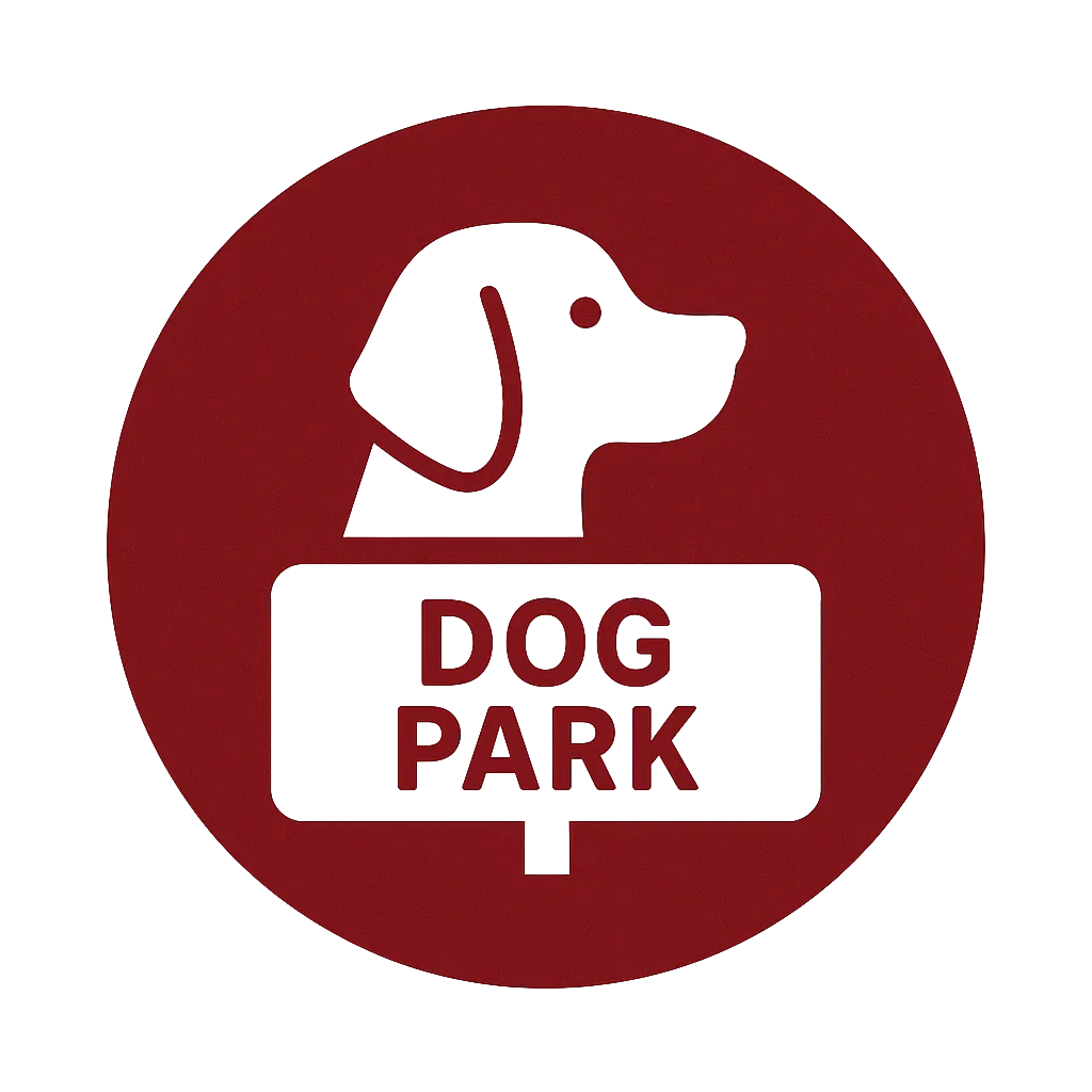 Pets running in the fenced dog park at Possum Kingdom RV Resort