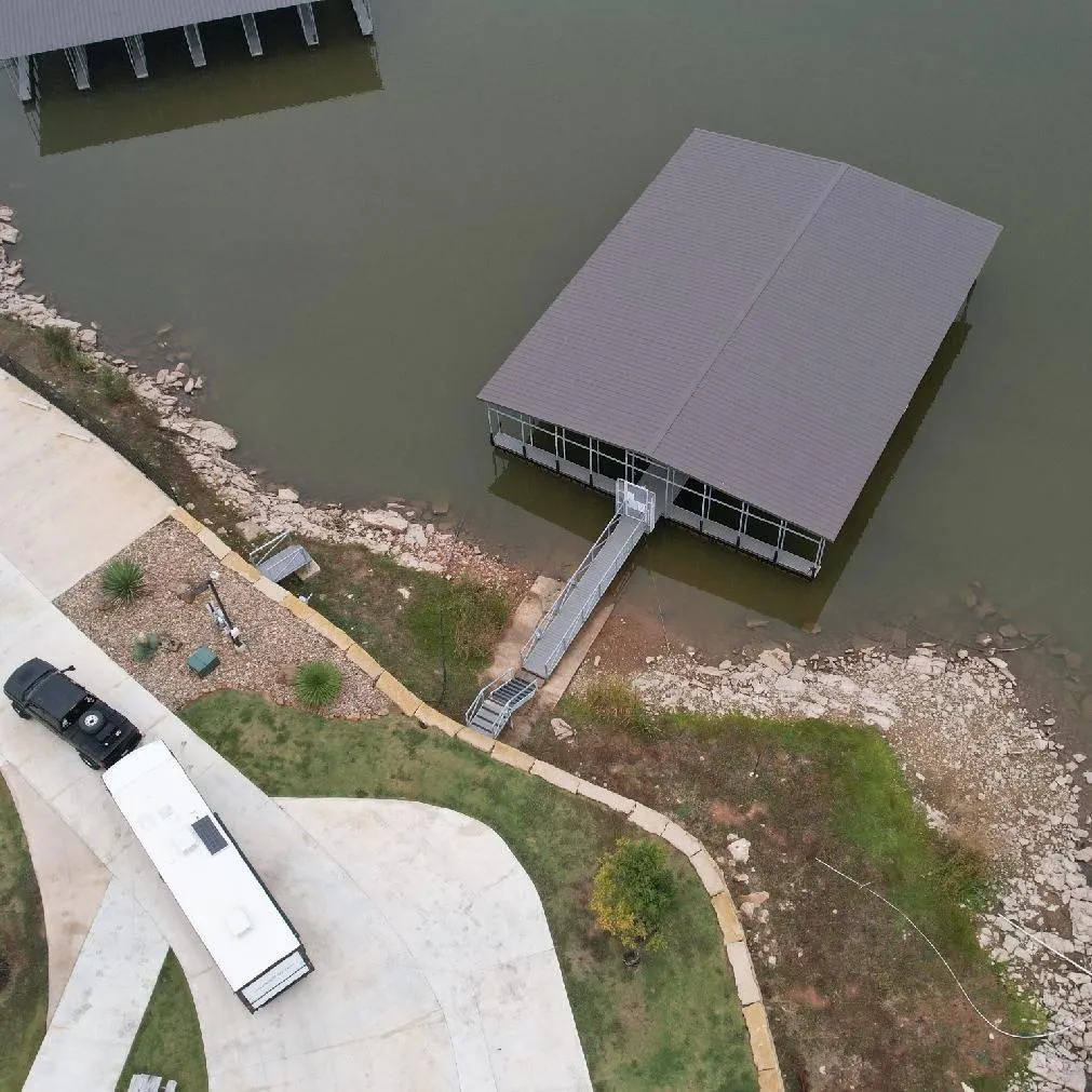 B dock at Possum Kingdom RV Resort