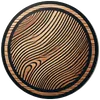 Icon depicting a teak wood countertop surface with visible grain and color variations, representing teak countertops.