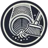 Icon representing professional dryer vent cleaning service.