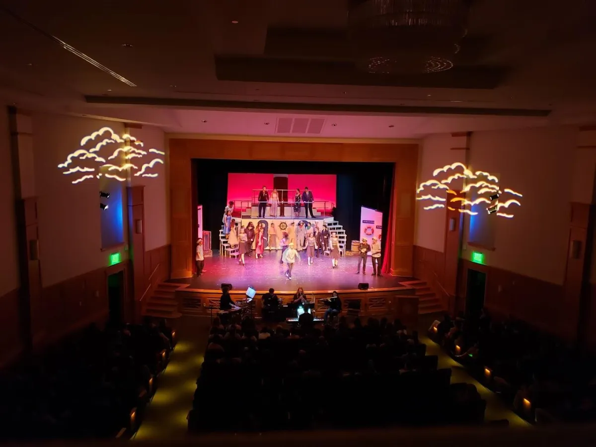The Hackney Theater inside of the Meredith Center for the ARts at Norfolk Collegiate School Virgnia