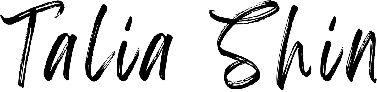 Talia Shin font logo