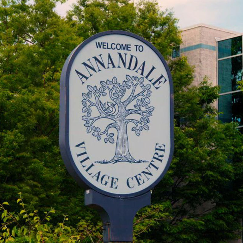 Image of Annandale sign in Annandale VA