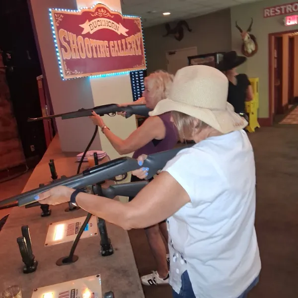 Walking tour shooting gallery competition