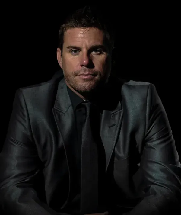 Jay Kinder in a suit and tie