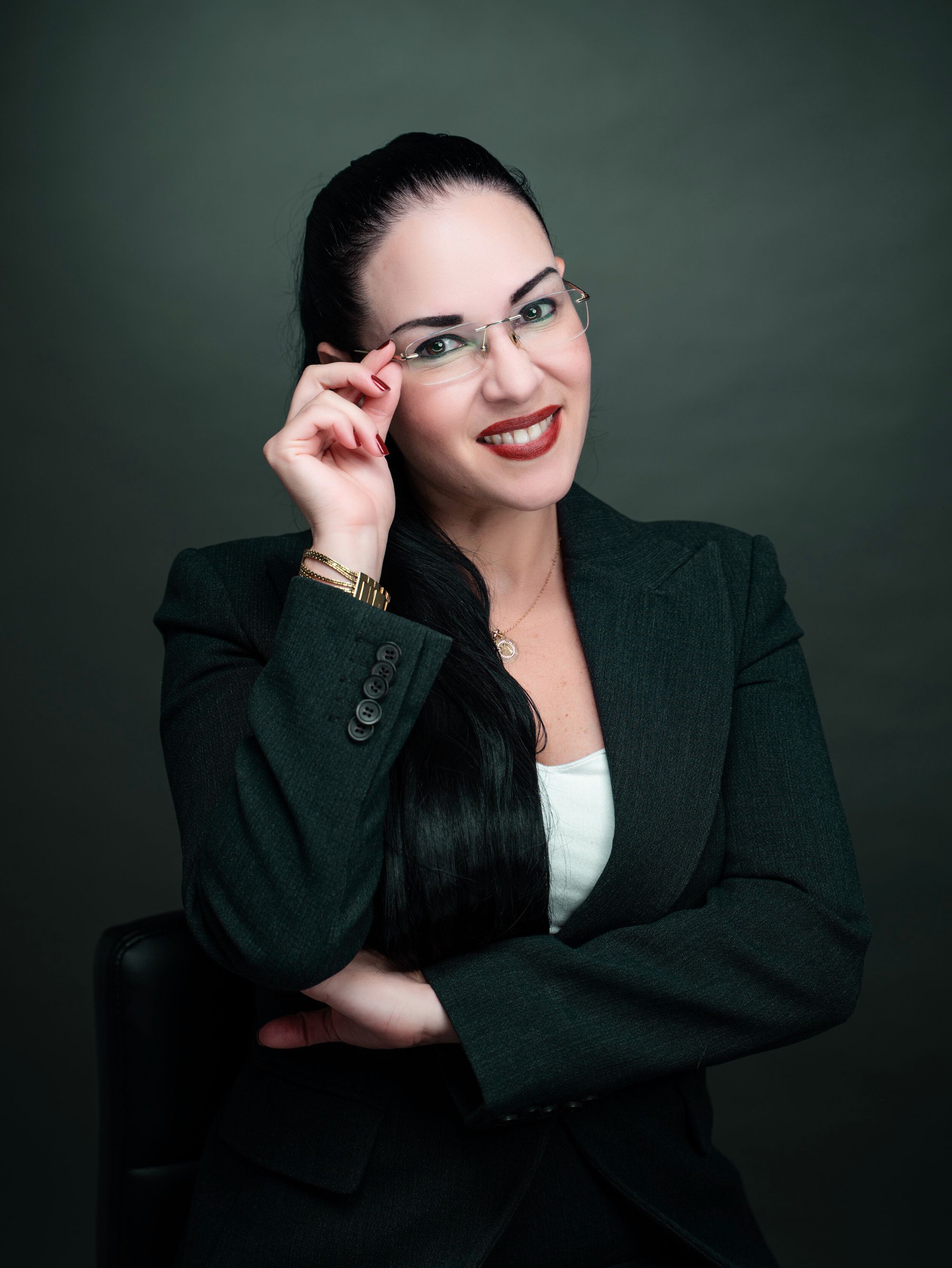 Portrait of Diana David, founder of DD Property Dubai
