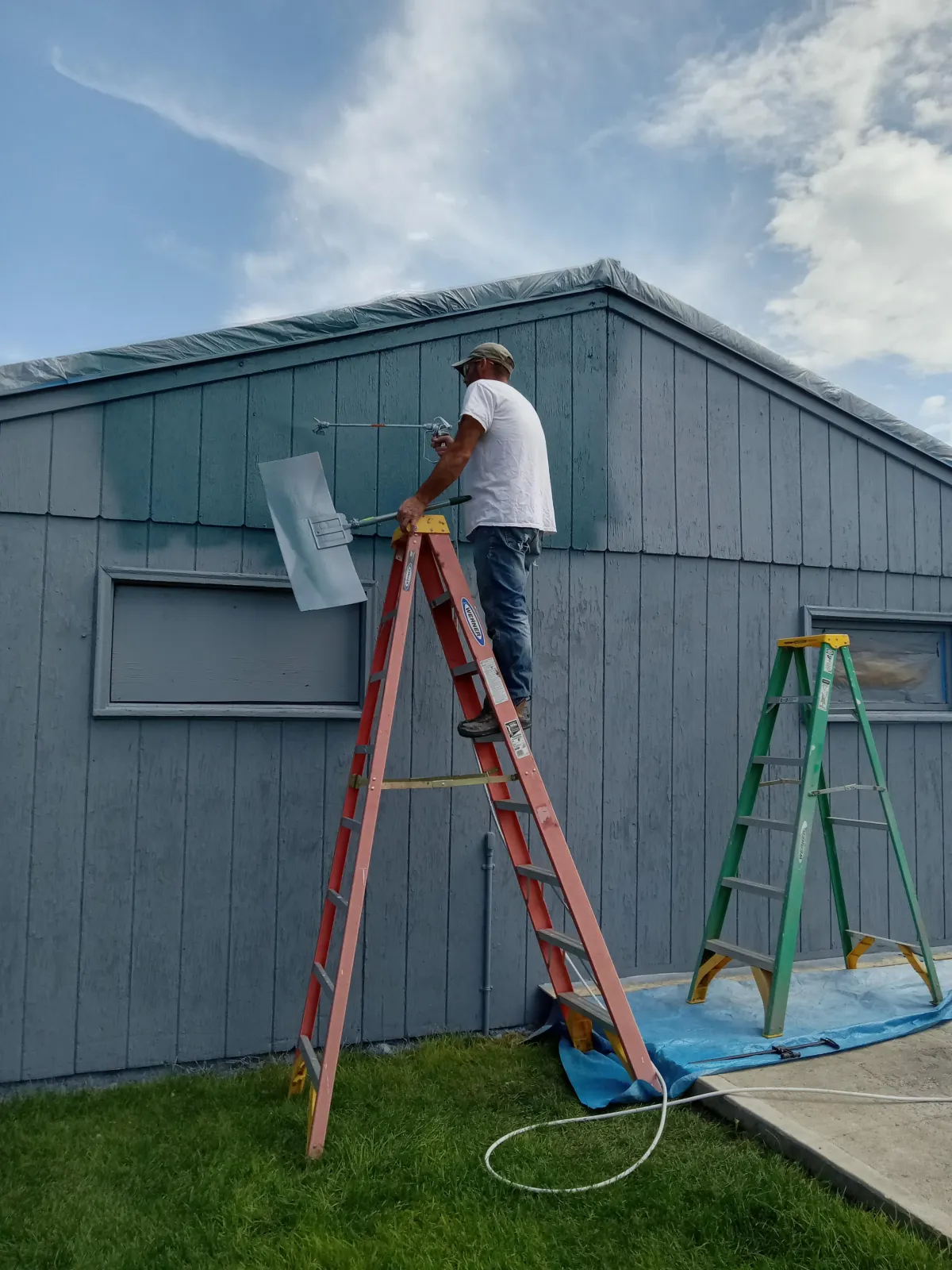 Garage painting in Helena,MT