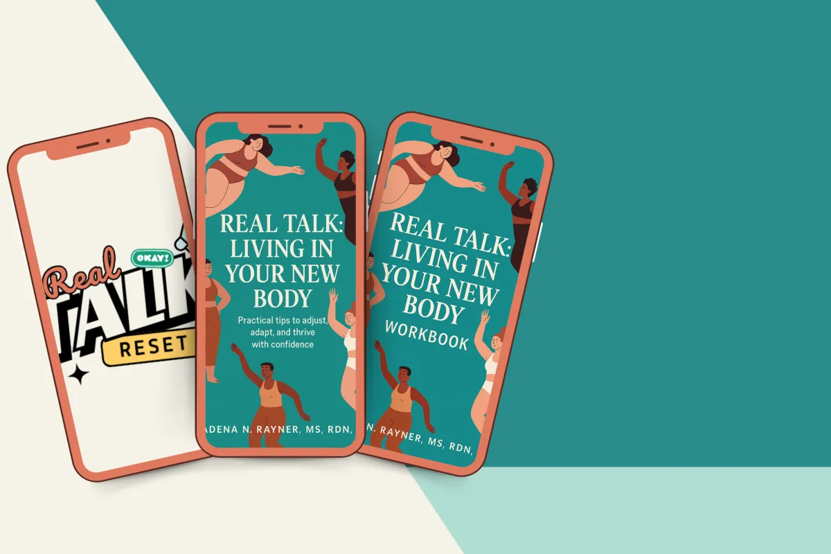 Real Talk KickofBariatric and GLP-1 clients joining the Real Talk Reset kickoff session with dietitian Tradena N. Rayner, MS, RDN, CDN — learning mindset and nutrition strategies for lasting success.