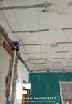 Abhängen Decke mit sichtbarer Unterkonstruktion in Göppingen