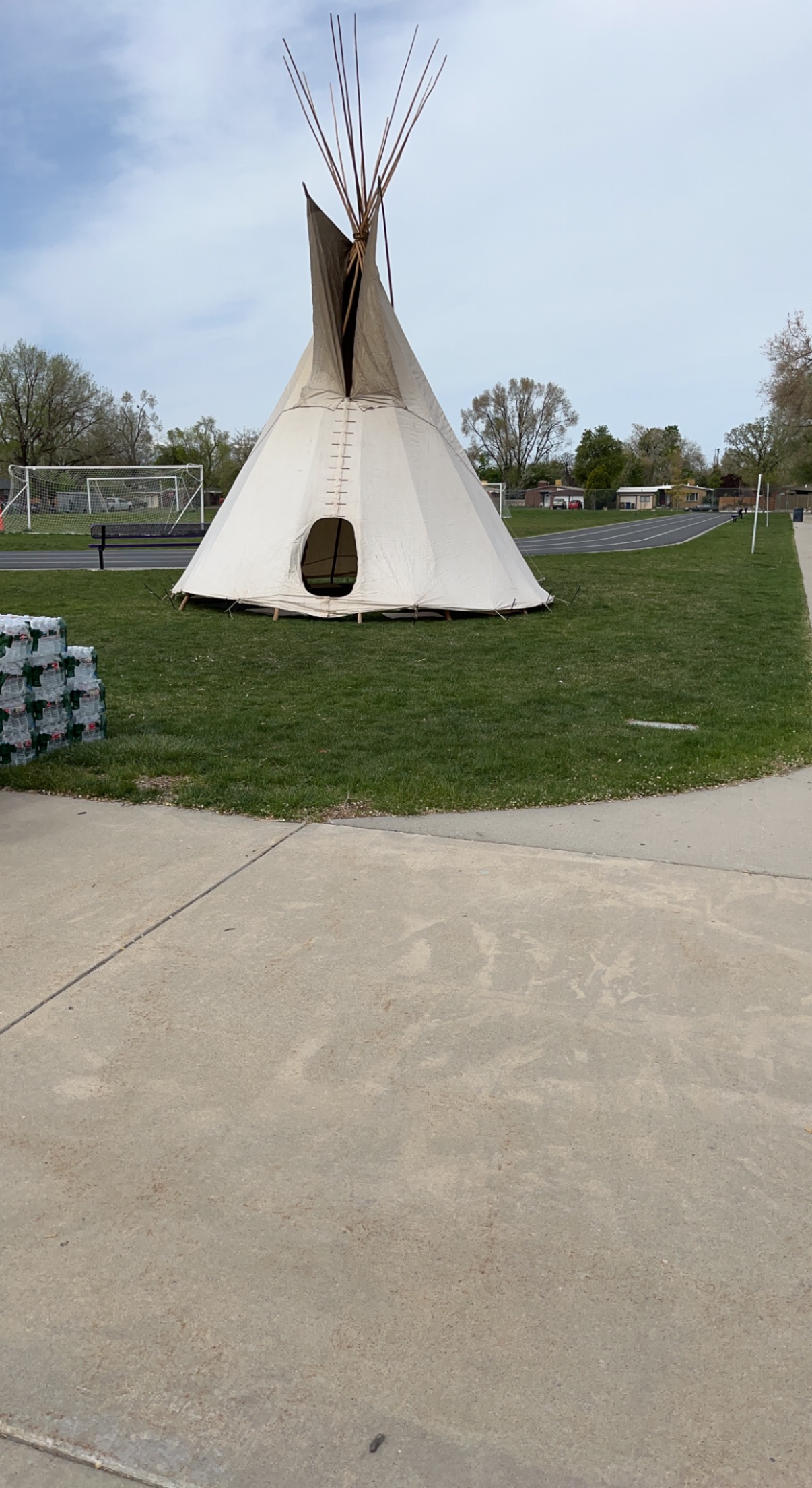 Tepee in the park