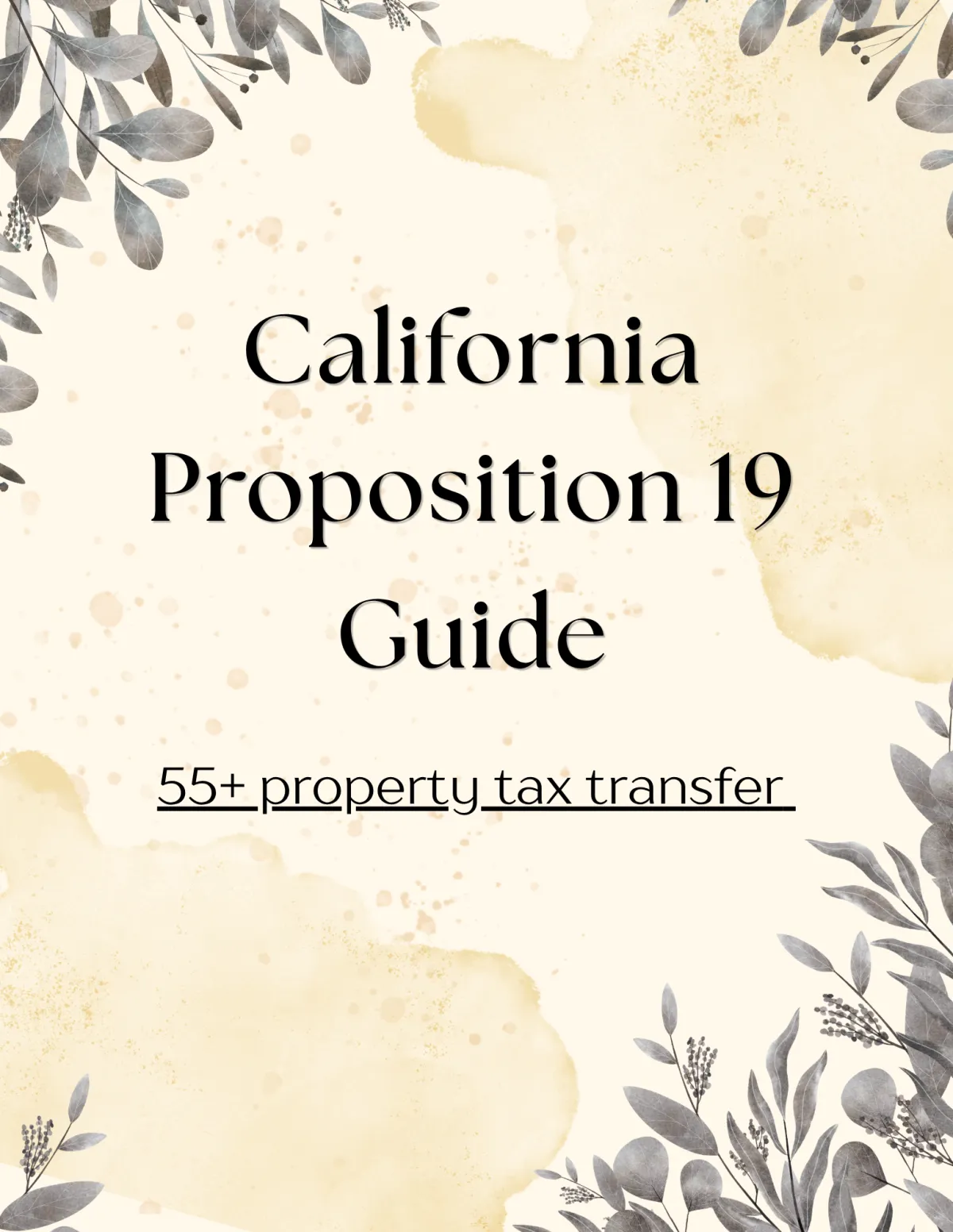 Prop 19 Real Estate Guide eBook Mockup
