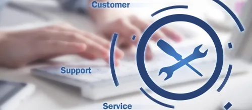 Virtual assistant providing technical support to a client