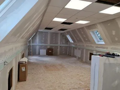 Dry Loft Ceiling Installation