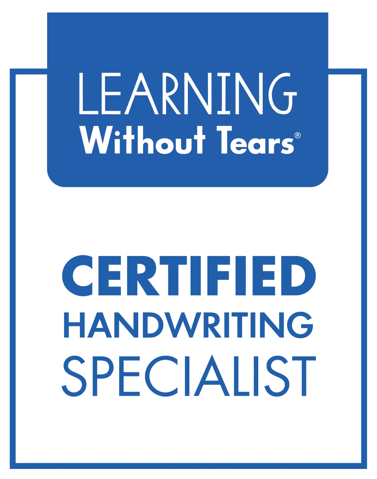 Learning Without Tears Certification logo